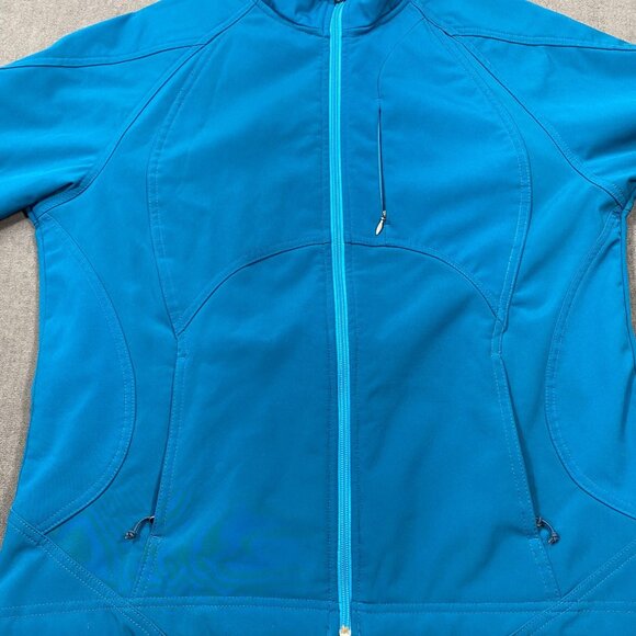 Double Diamond Womens Turquoise Full-Zip Softshell Jacket size XL Fleece Lined - Picture 3 of 16